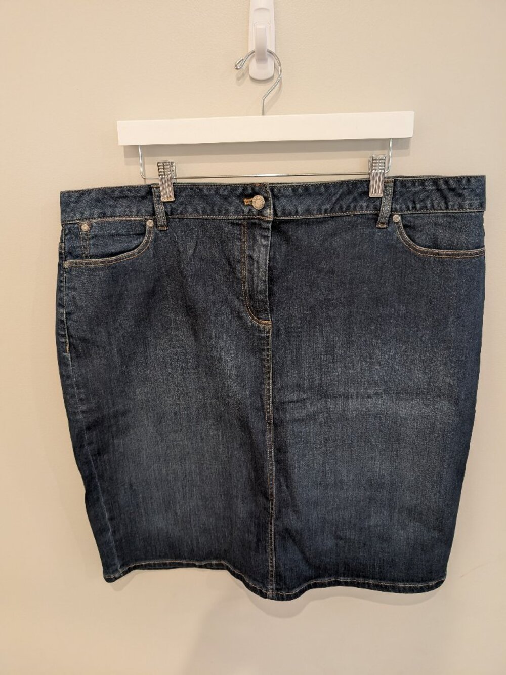 Talbots Jean Skirt Size 18W Knee Length